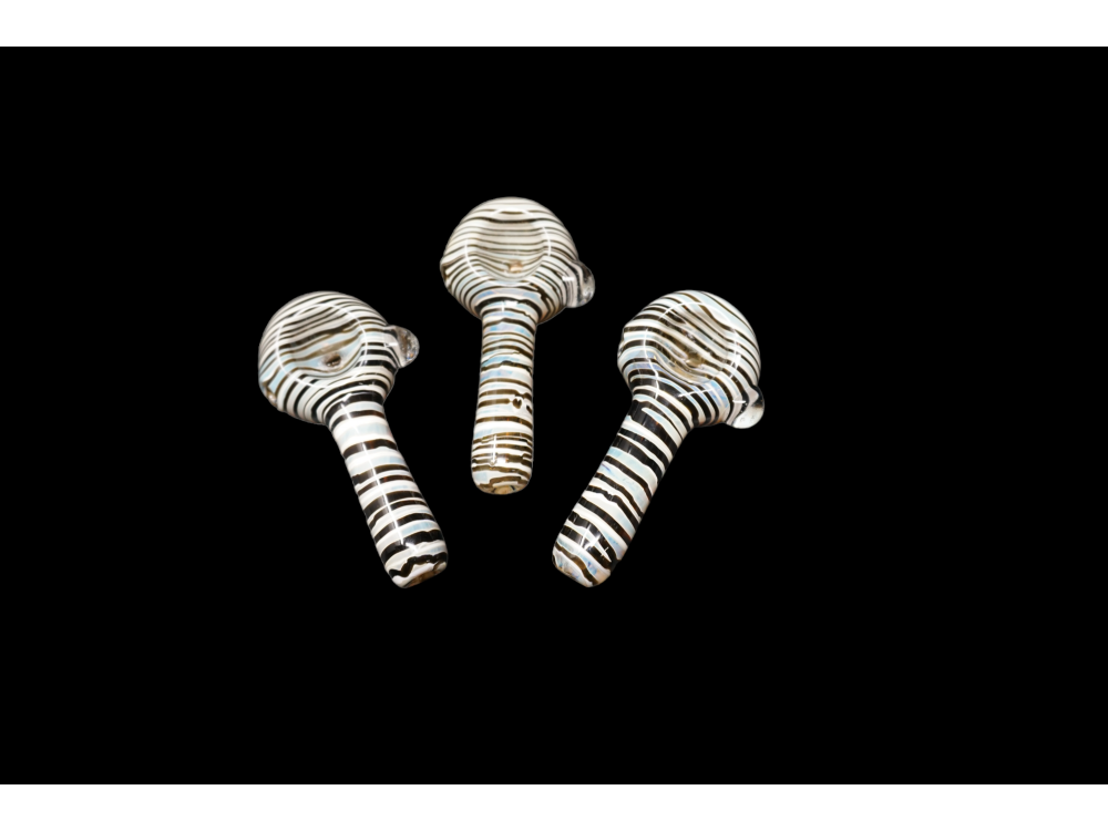 Zebra Print Hand Pipe For Smoking Stylish Glass Smoking Piece zebra-print-hand-pipe-for-smoking-stylish-glass-smoking-piece